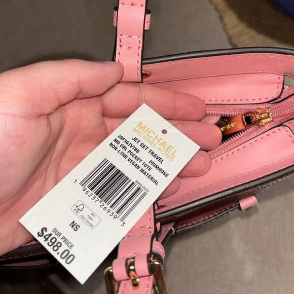 Michael Kors Jet Set Medium Pocket Tote Bag NWT - Picture 5 of 13